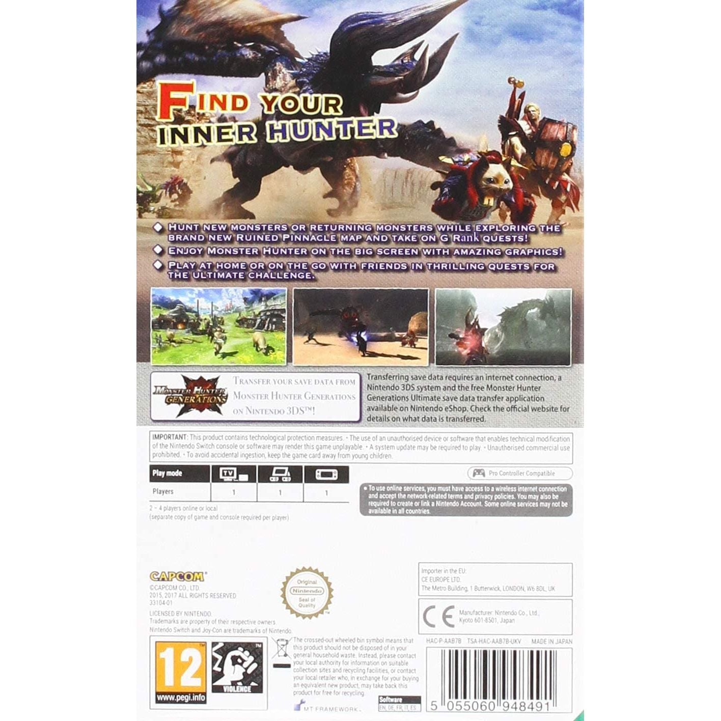 Buy Games,Monster Hunter Generations Ultimate for Nintendo Switch - Gadcet.com | UK | London | Scotland | Wales| Ireland | Near Me | Cheap | Pay In 3 |